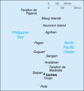 [Country map of Northern Mariana Islands]