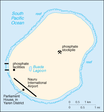 [Country map of Nauru]