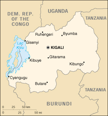 [Country map of Rwanda]