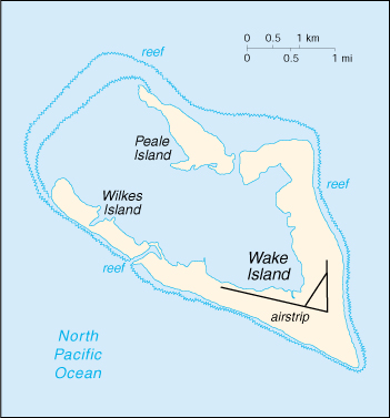 [Country map of Wake Island]