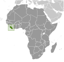 Location of Liberia