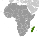 Location of Madagascar
