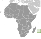 Location of Mauritius
