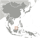 Location of Brunei