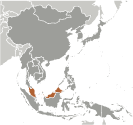 Location of Malaysia