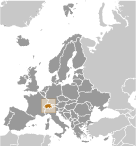 Location of Switzerland