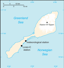 Map of Jan Mayen