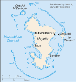 Map of Mayotte